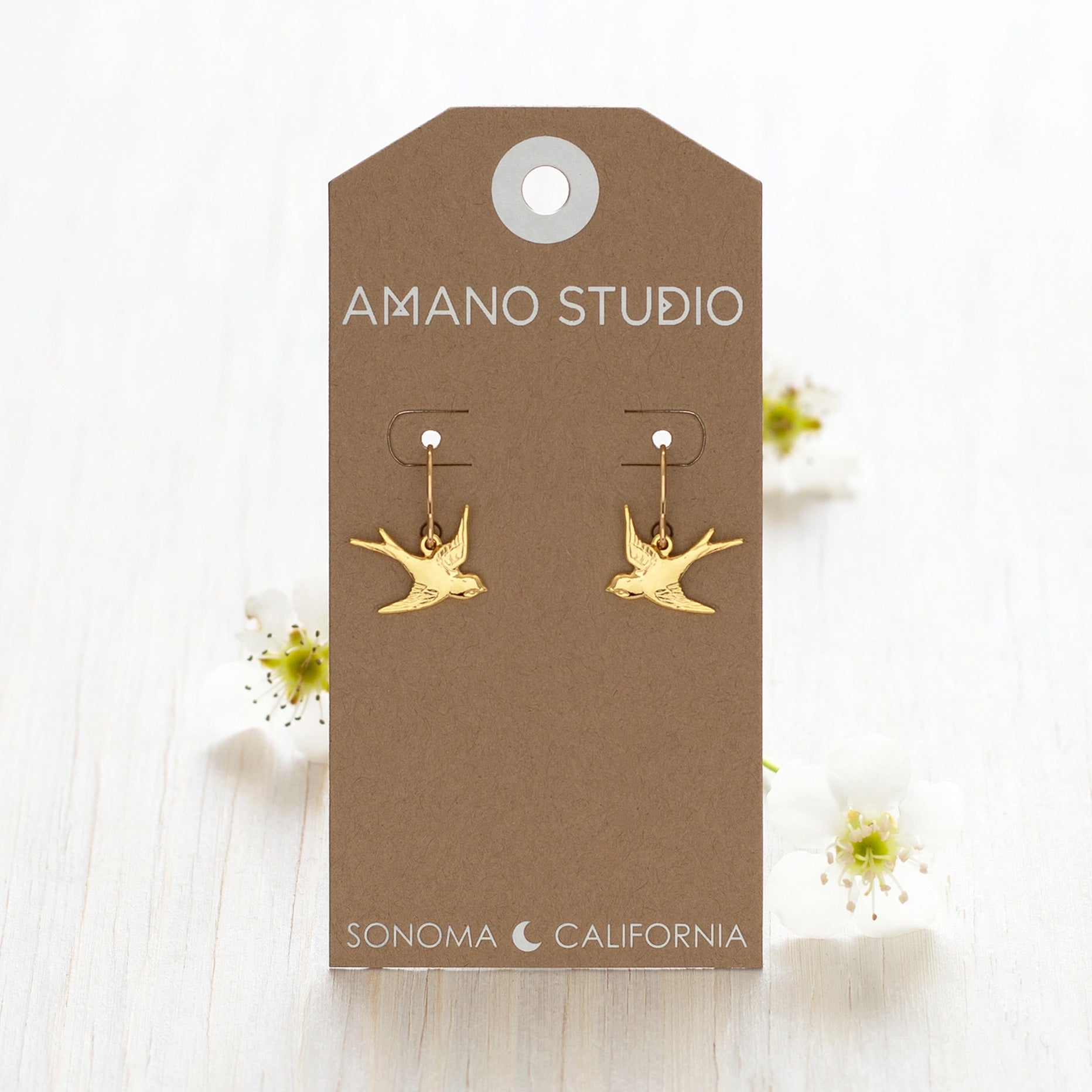 Swallow Drop Earrings