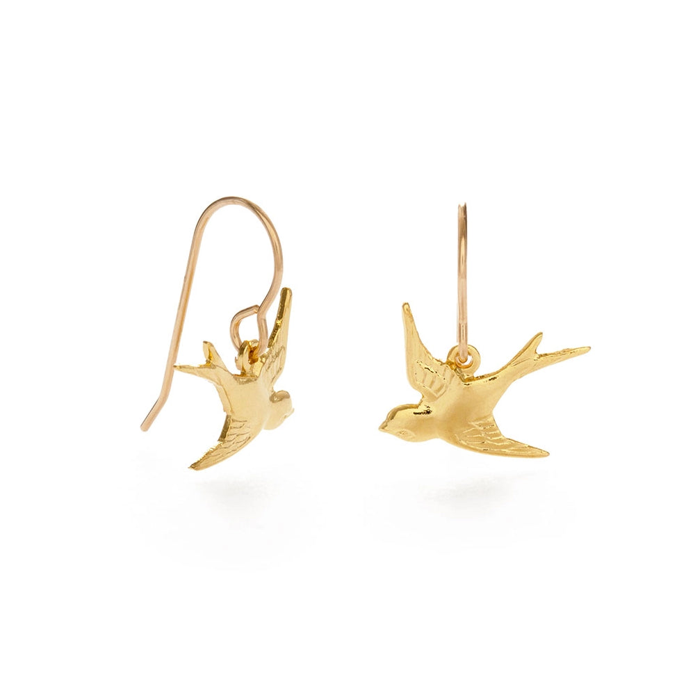 Swallow Drop Earrings