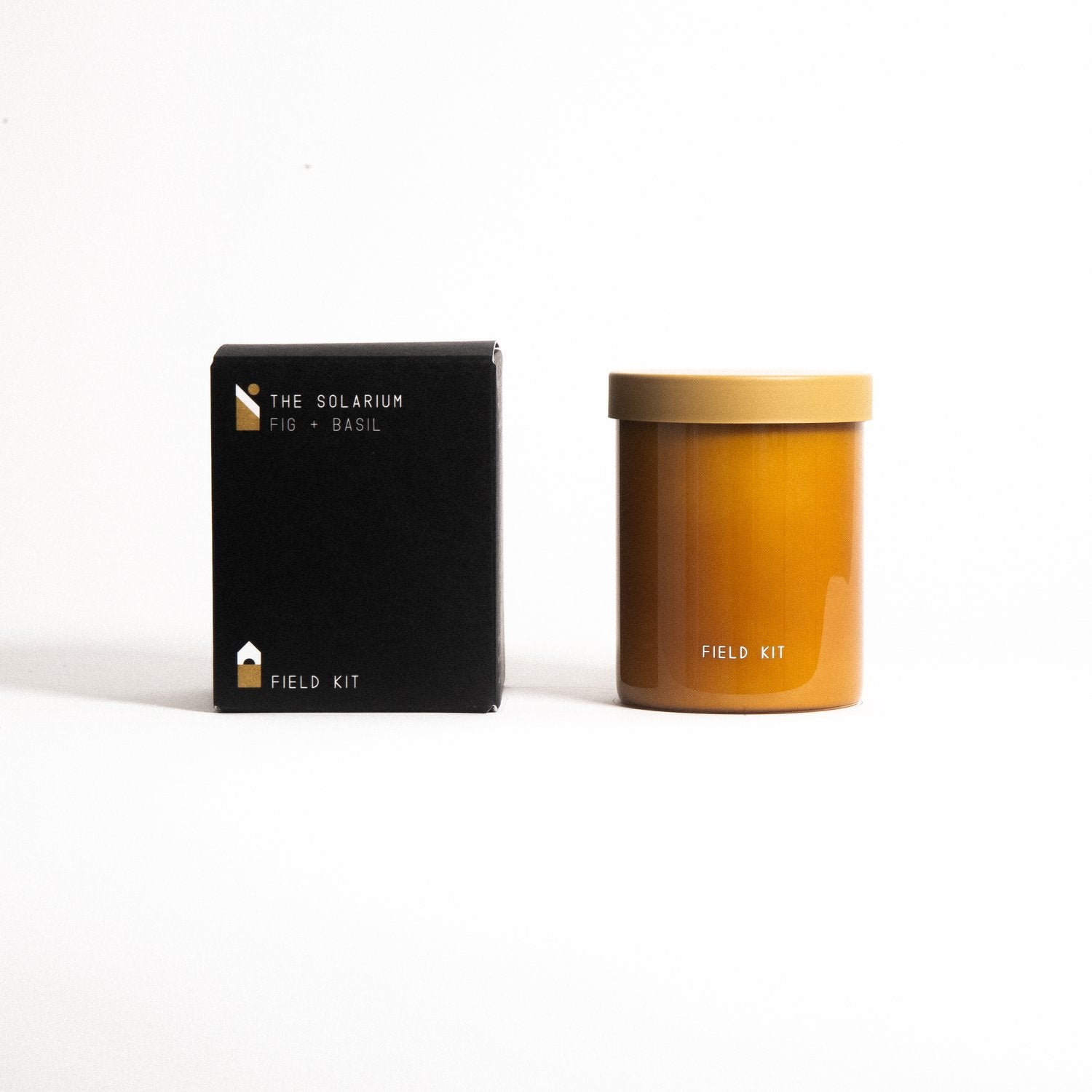 The Solarium Glass Candle - Fig + Basil