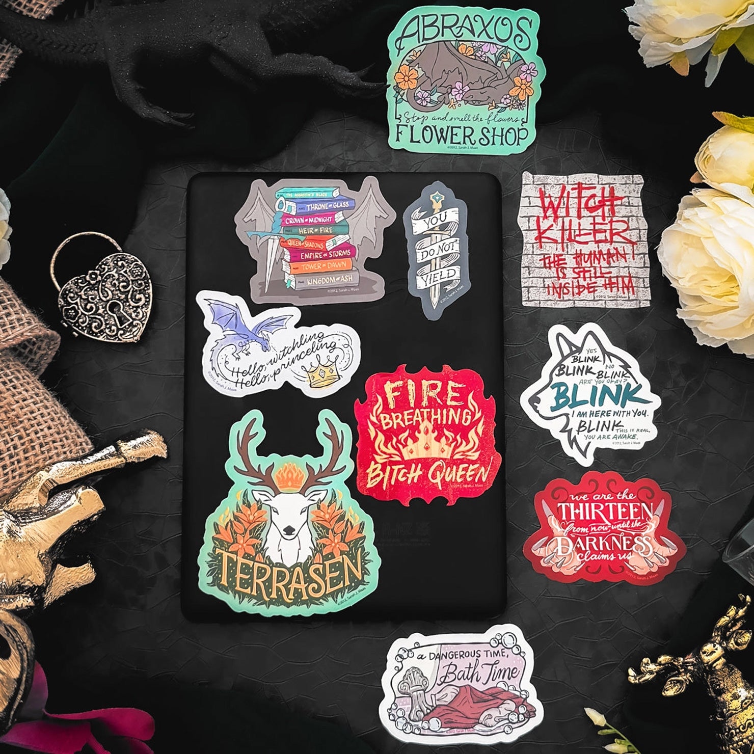 Throne of Glass Decals (10 pack)