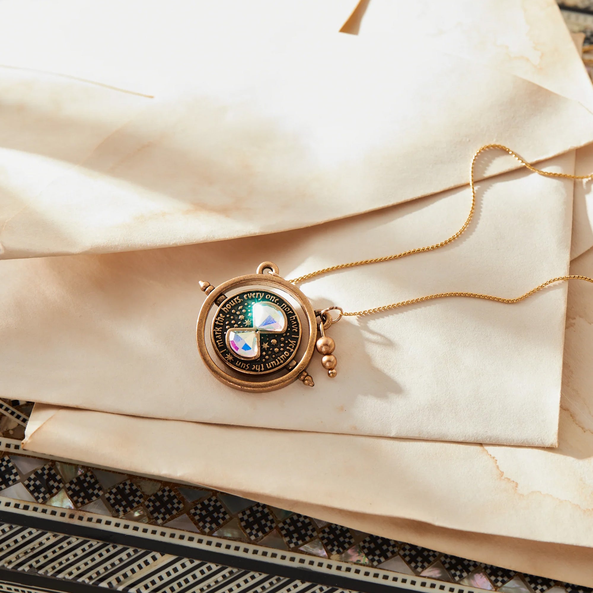 Mystical Spinning Time-Turner Necklace