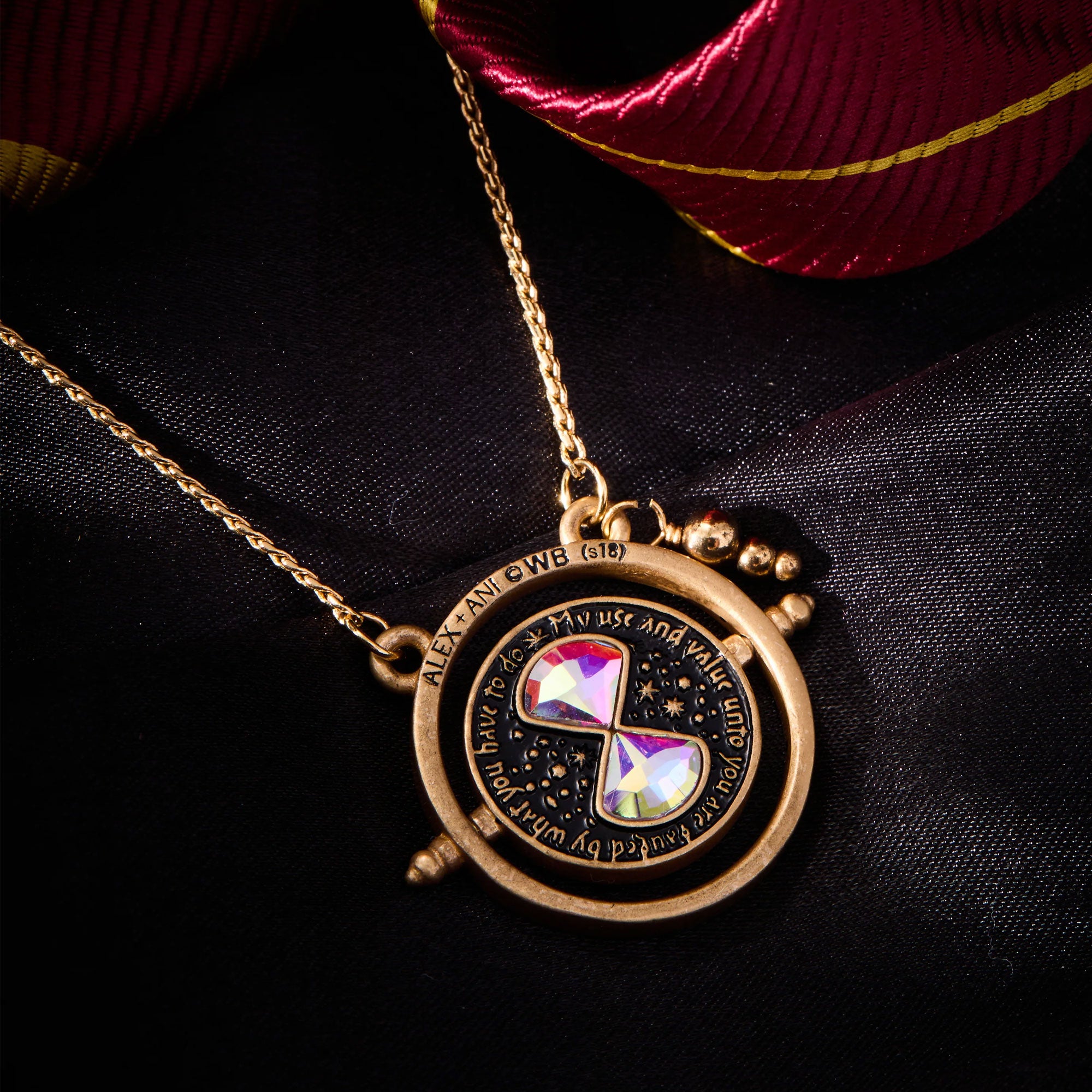 Mystical Spinning Time-Turner Necklace