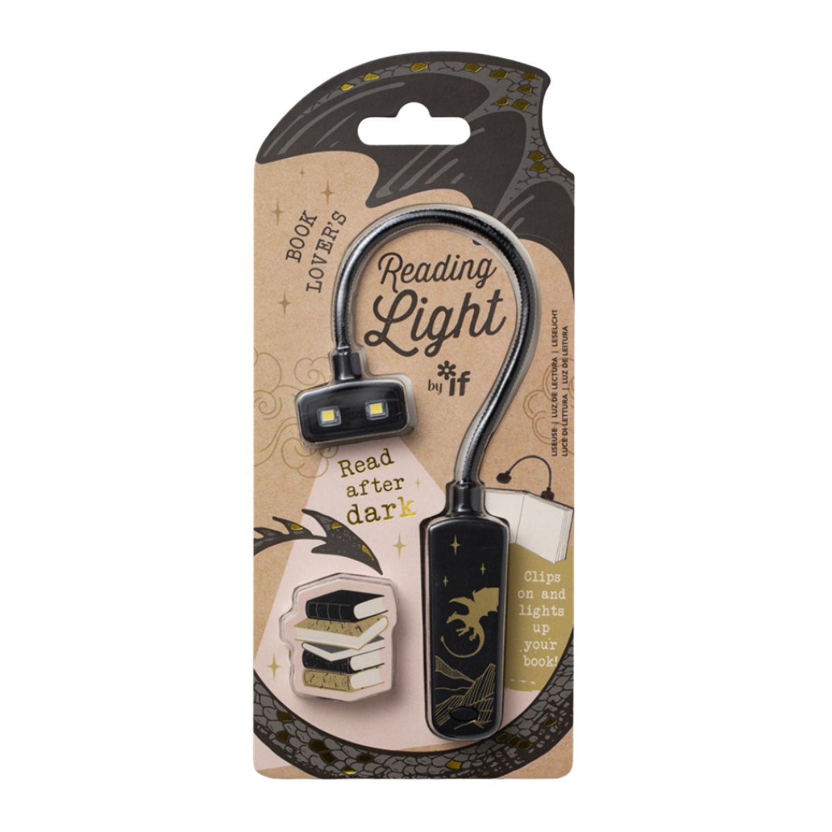 Book Lover's Reading Light - Dragon