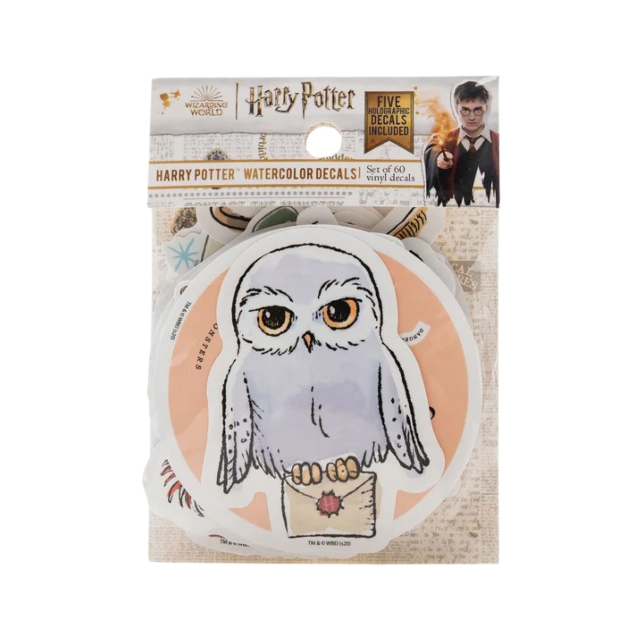 Harry Potter Watercolour Vinyl Decals (60 pack)