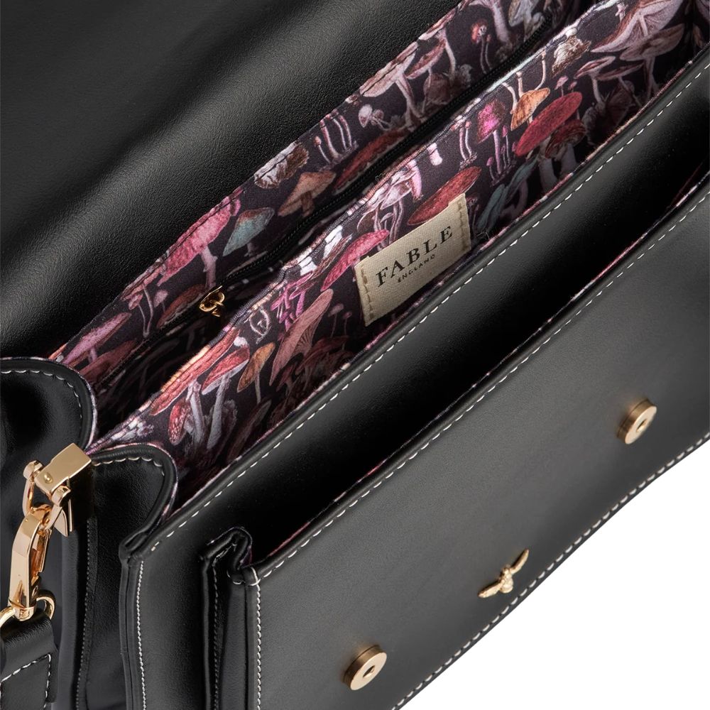 Magical Mushroom Black Satchel - Fable England