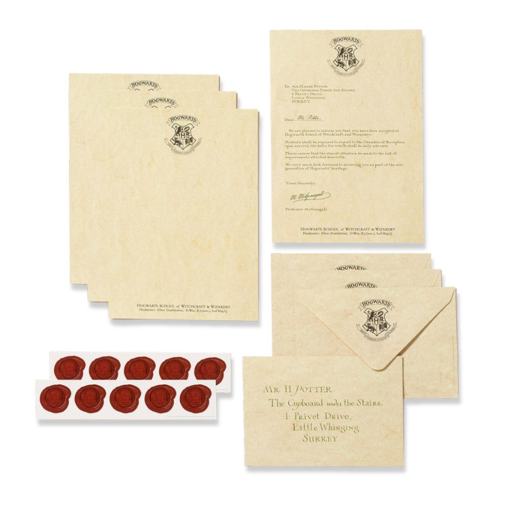 Harry Potter's Hogwarts Acceptance Letter Writing Set
