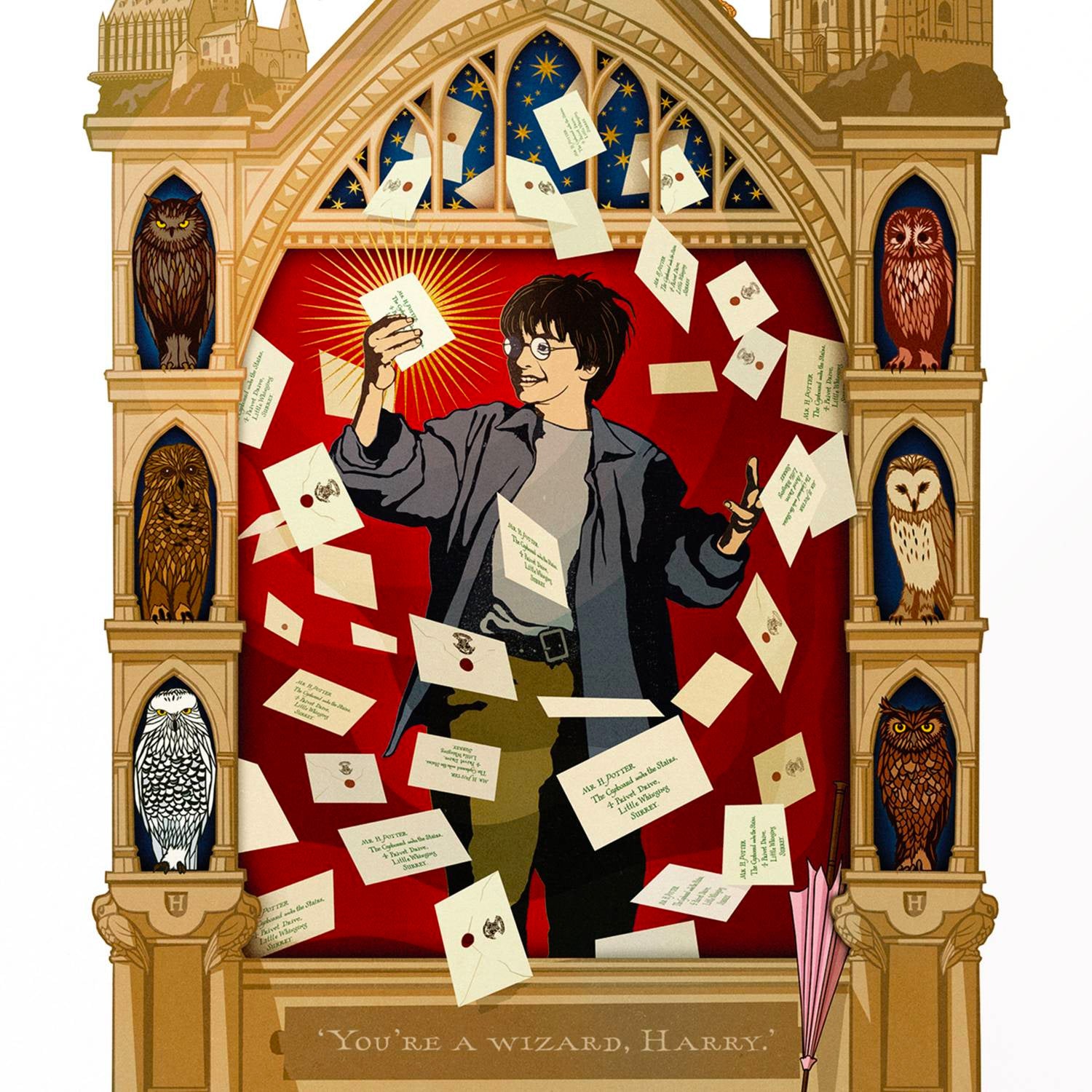 You're A Wizard Harry Postcard