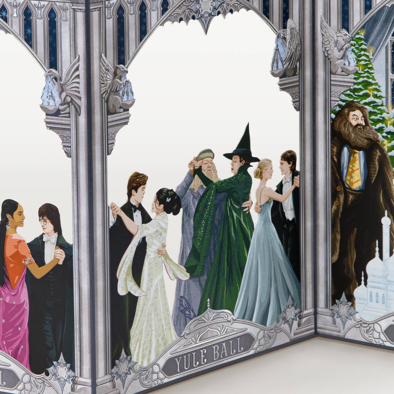 Yule Ball Champions Waltz 3D Notecard