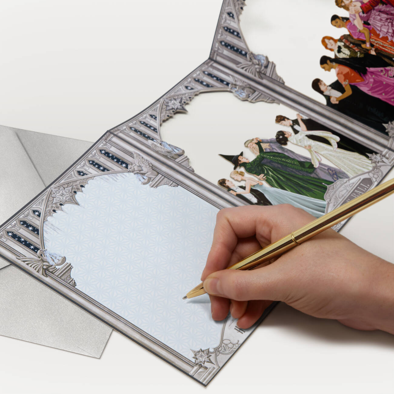 Yule Ball Champions Waltz 3D Notecard