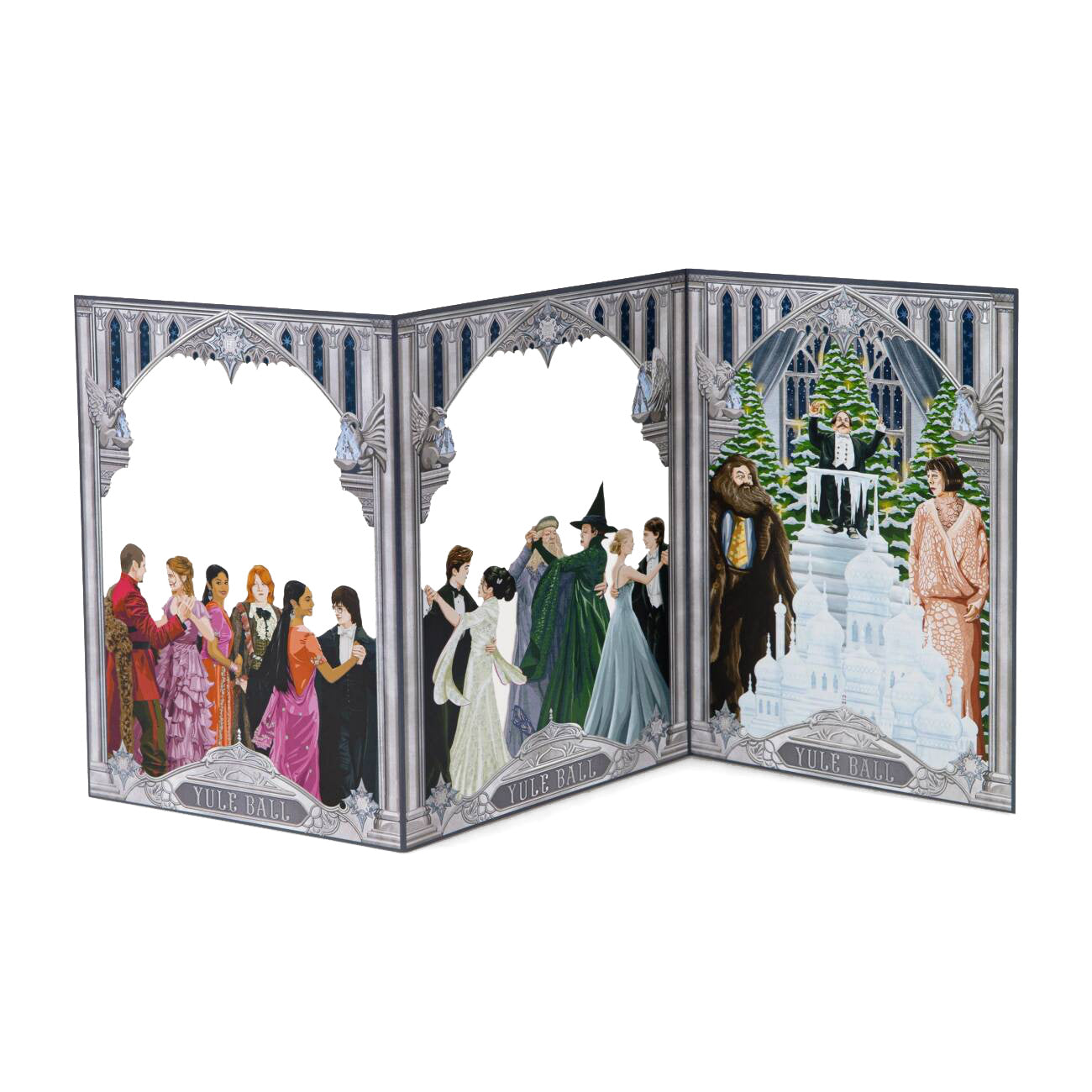 Yule Ball Champions Waltz 3D Notecard