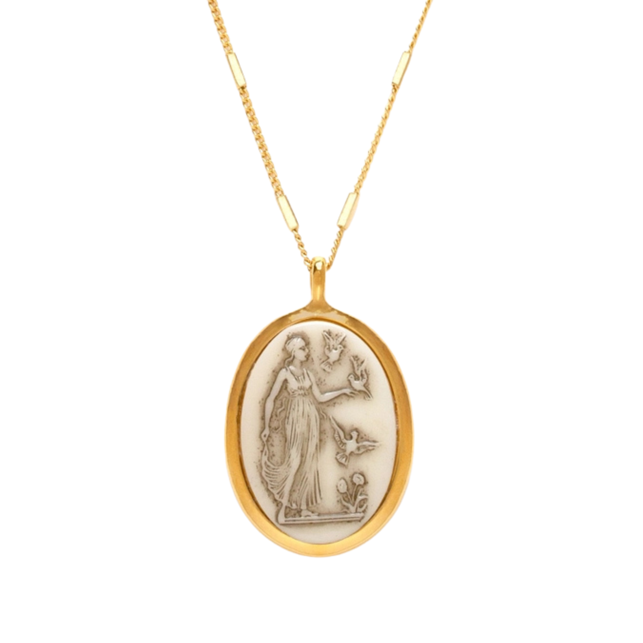 Aphrodite Vintage Cameo Necklace