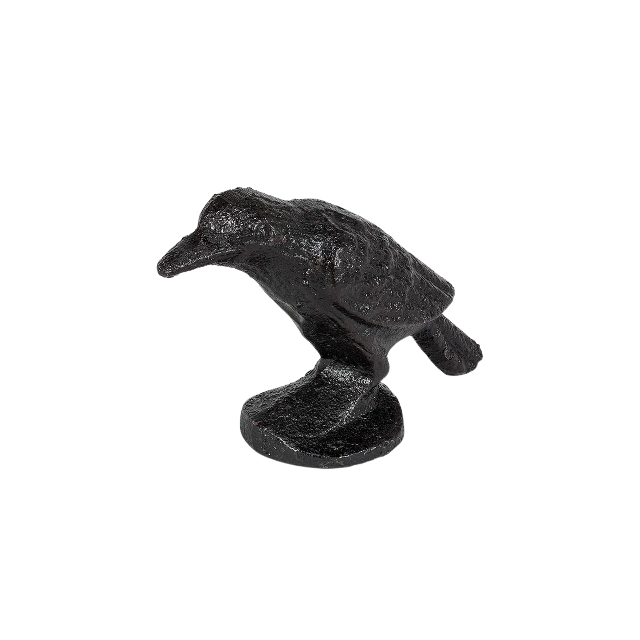 Cast Iron Crow Figurine