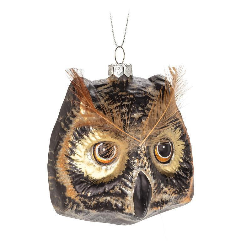 Grey Owl Ornament