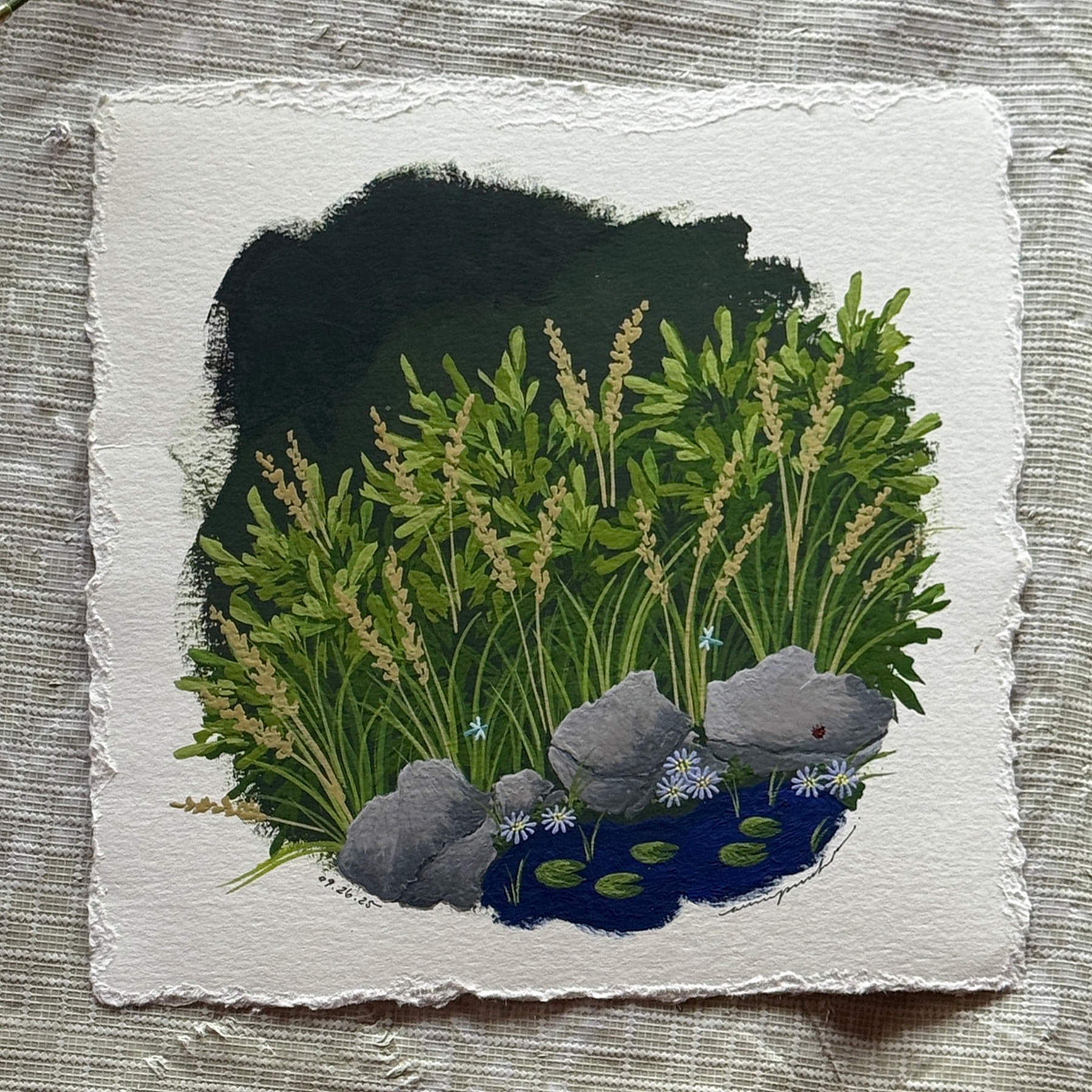 Where the Dragonflies Gather: A Paint-Along with Annie Parkes