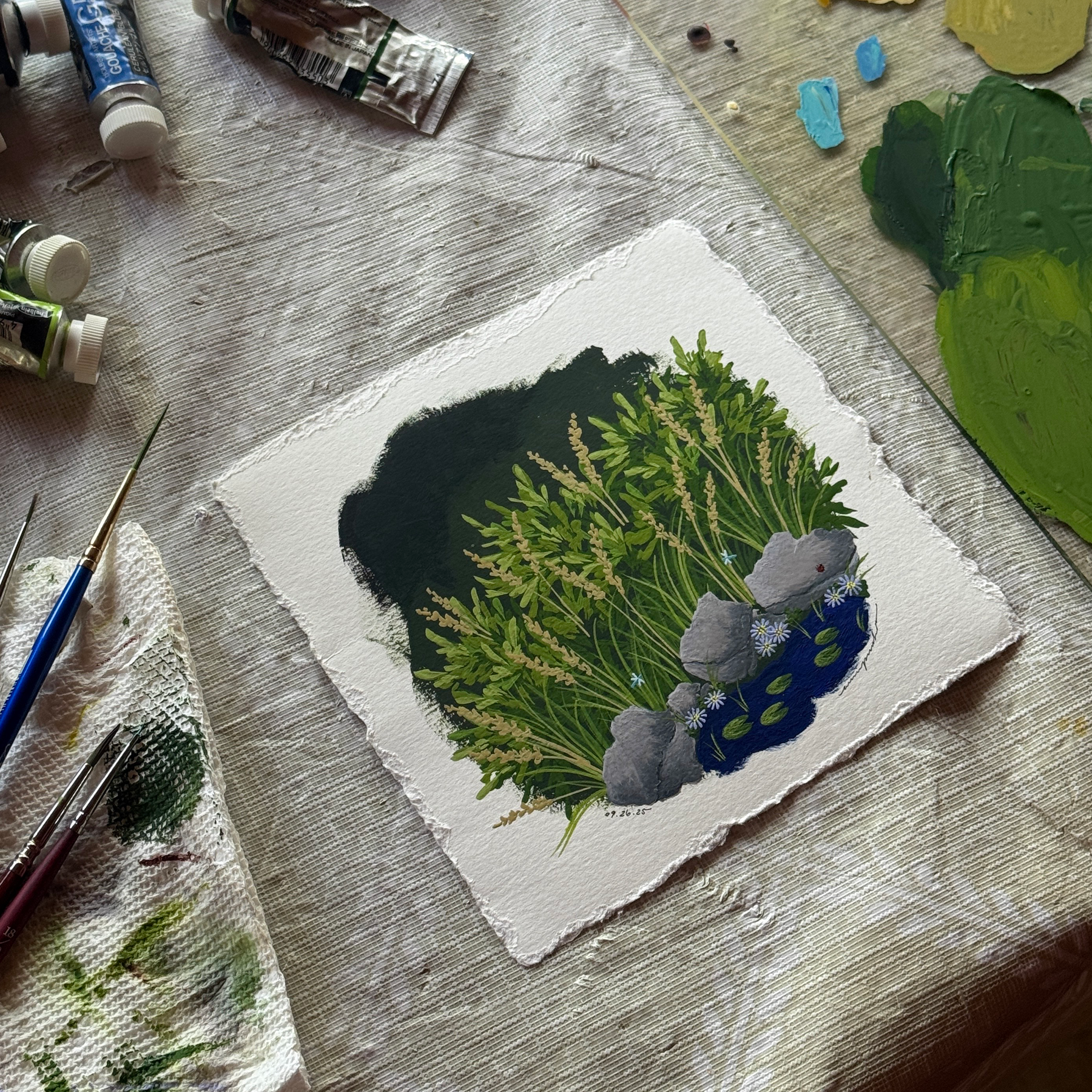 Where the Dragonflies Gather: A Paint-Along with Annie Parkes