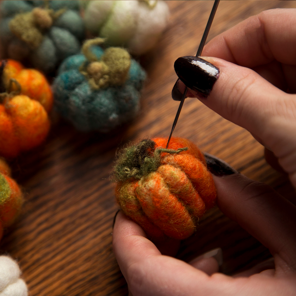 The Enchanted Pumpkin: Needle Felting with Erin Hurst
