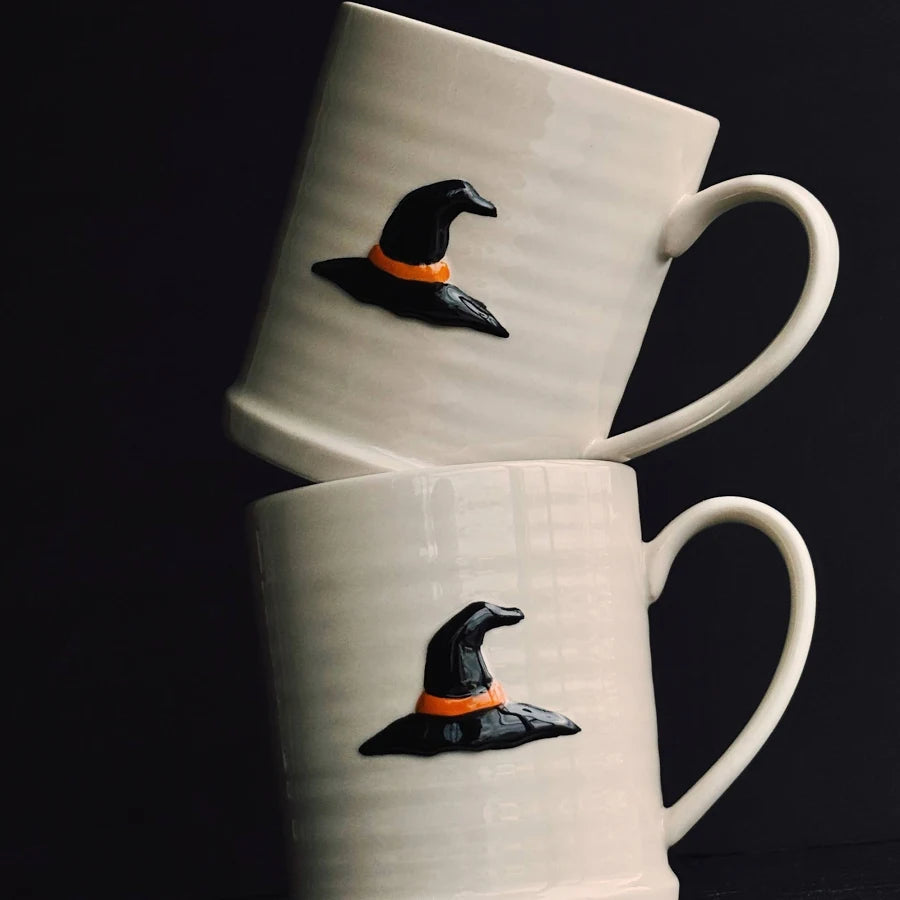 Stoneware Witch's Hat Mug