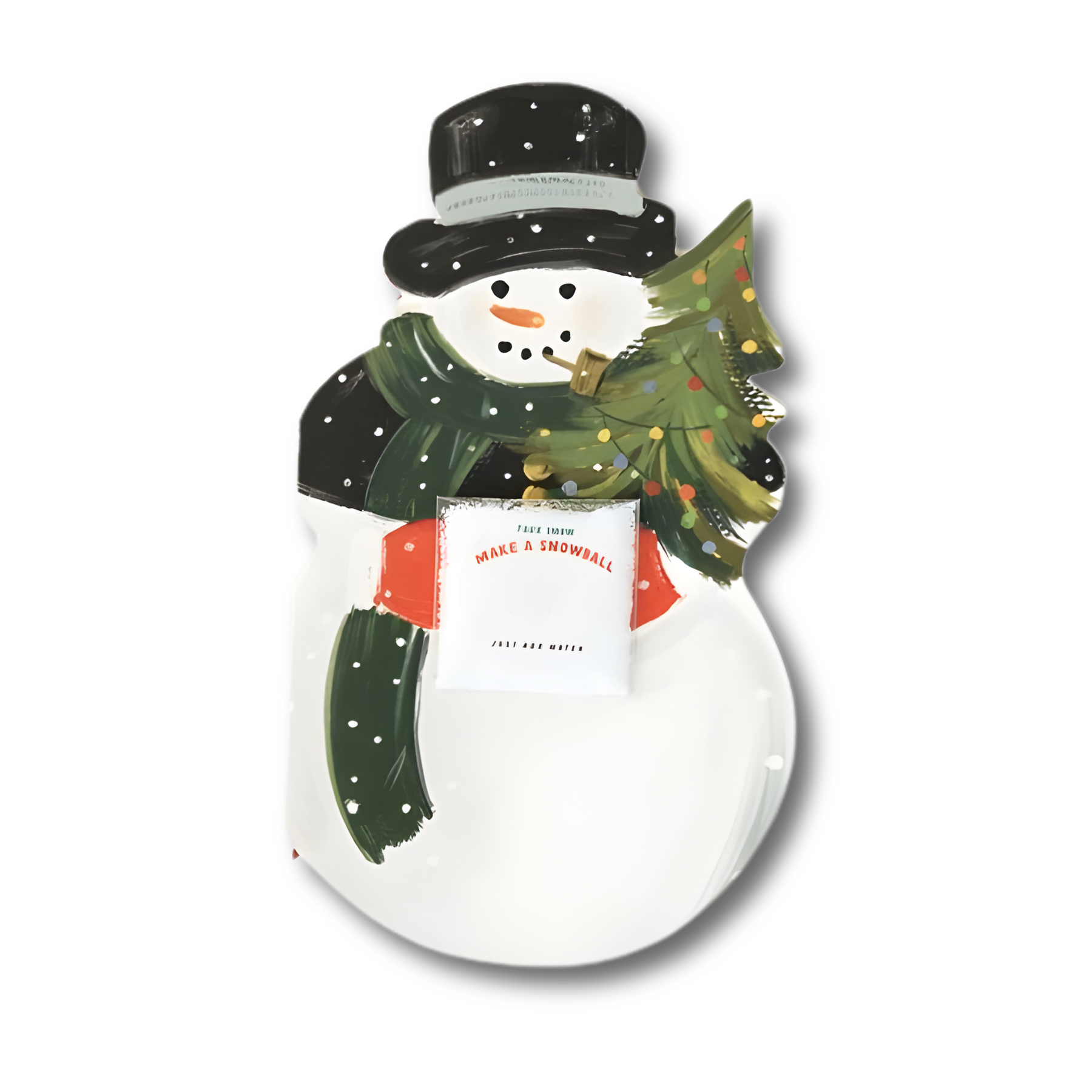 Make Your Own Snowball Snowman Card
