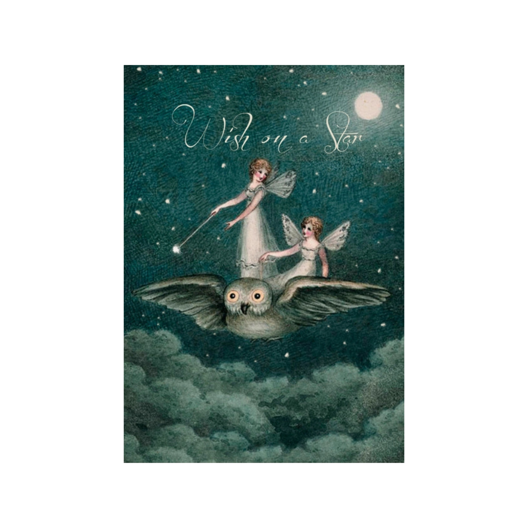 Midnight Wish Greeting Card