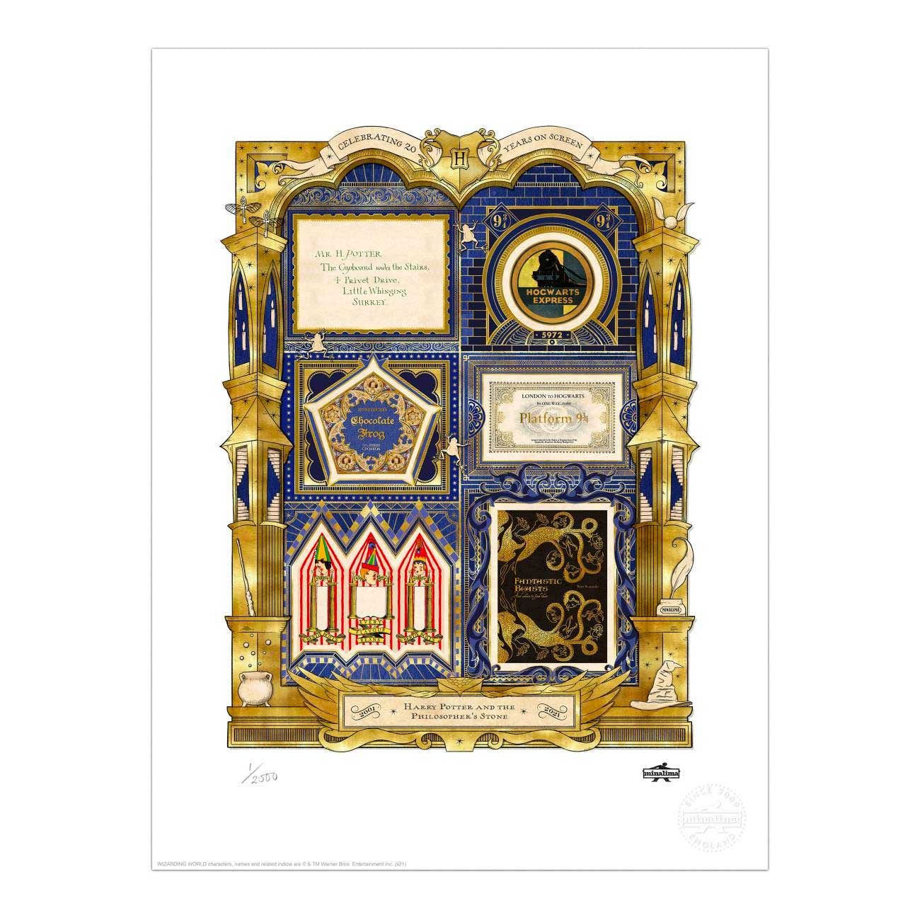 20 Years on Screen: Harry Potter and the Philosopher's Stone Limited Edition Art Print