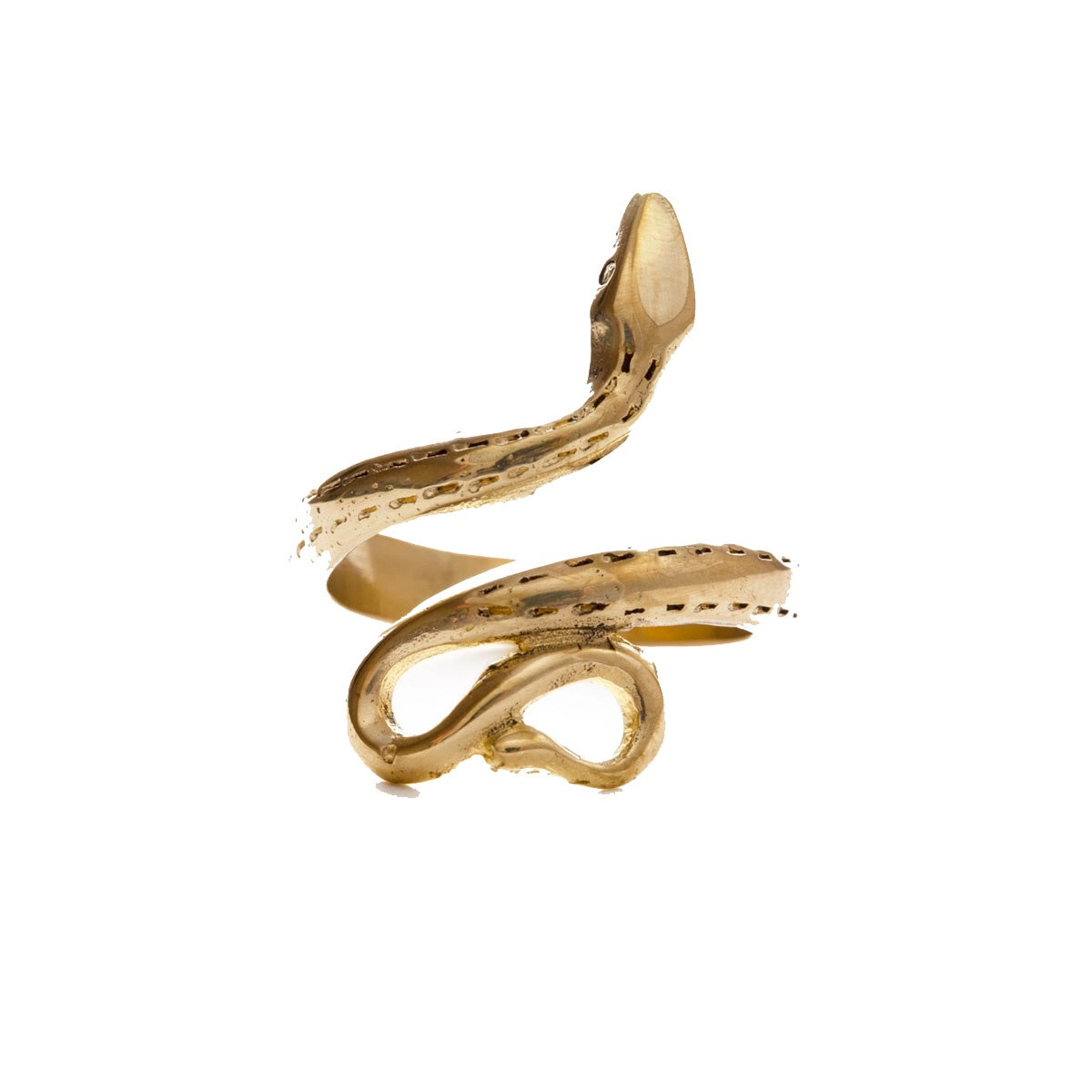 Adjustable Golden Serpent Ring