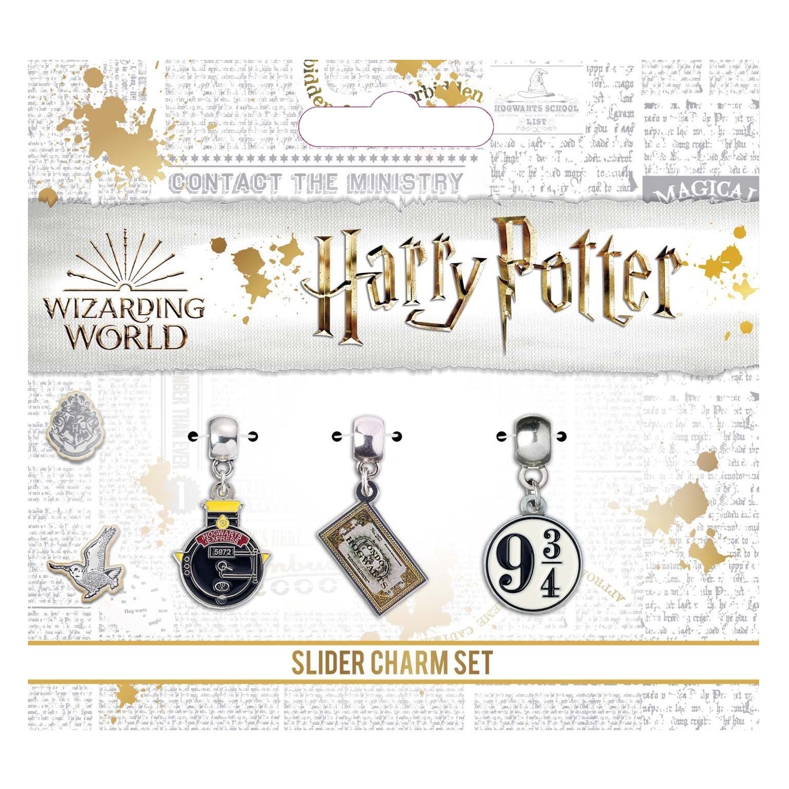 Charm Set - Hogwart's Express, Train Ticket & Platform 9 3/4