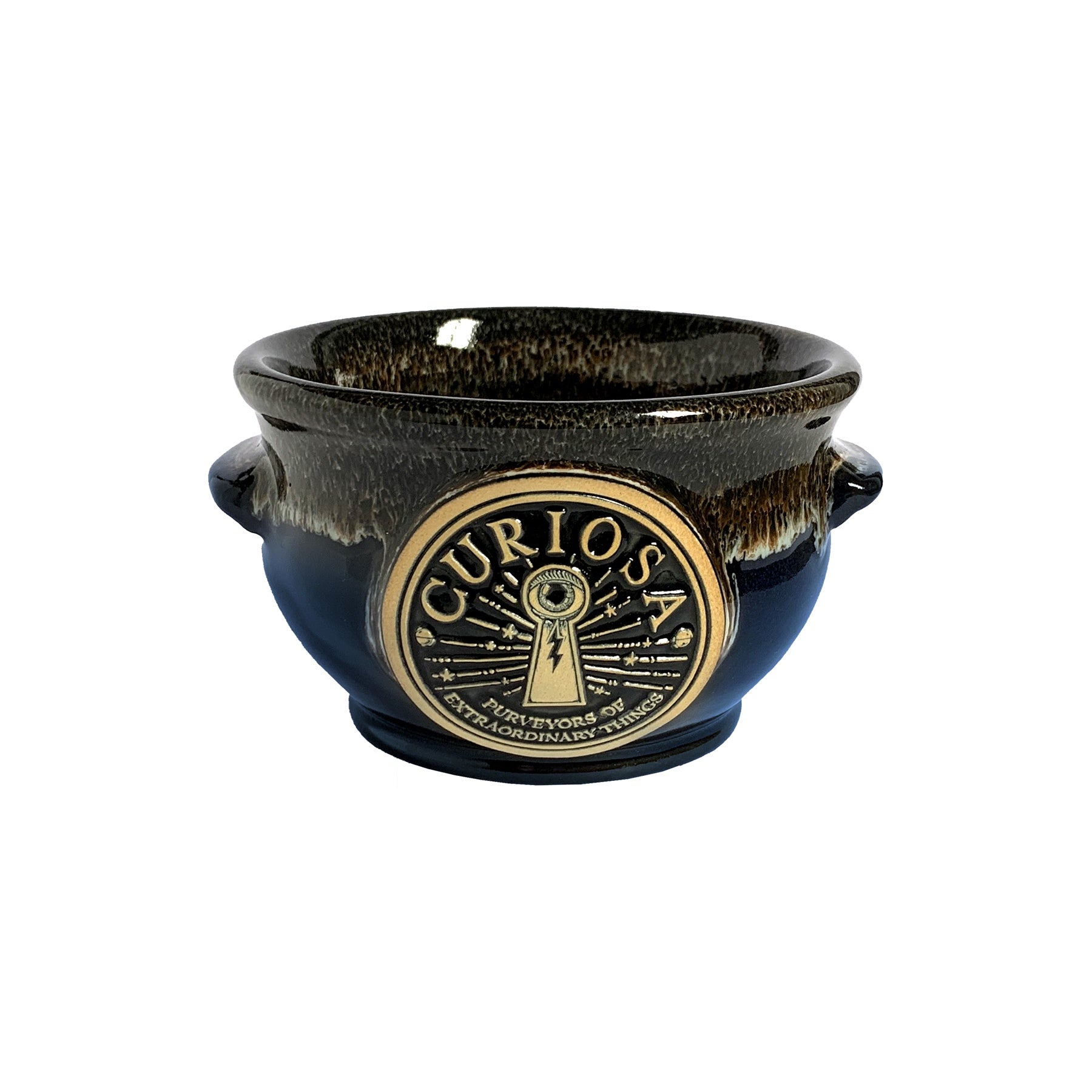 Curiosa Midnight Marbled Mini Cauldron Bowl - Limited Edition