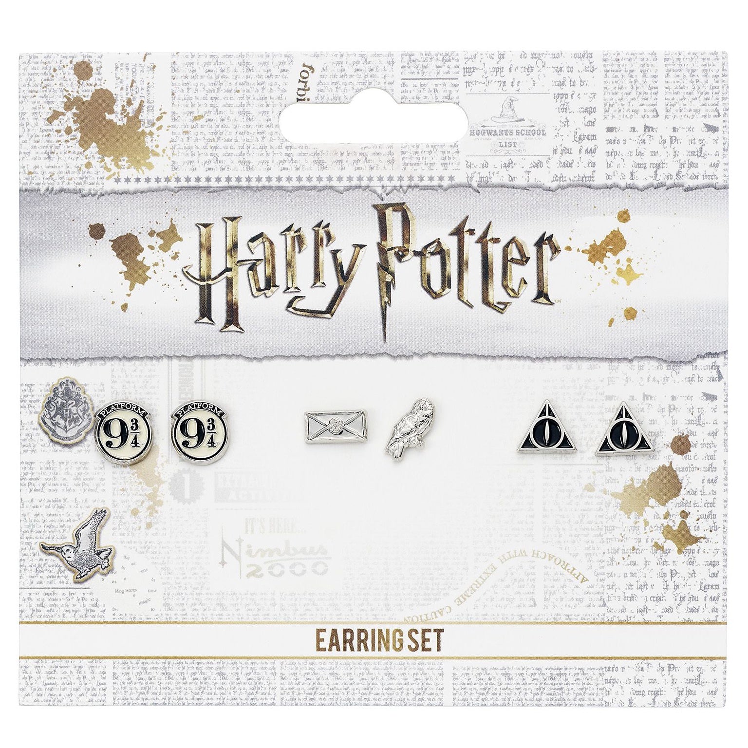 Harry Potter Charm Set 2: Golden Snitch - Deathly Hallows - Potion -  Plateform 9 3/4