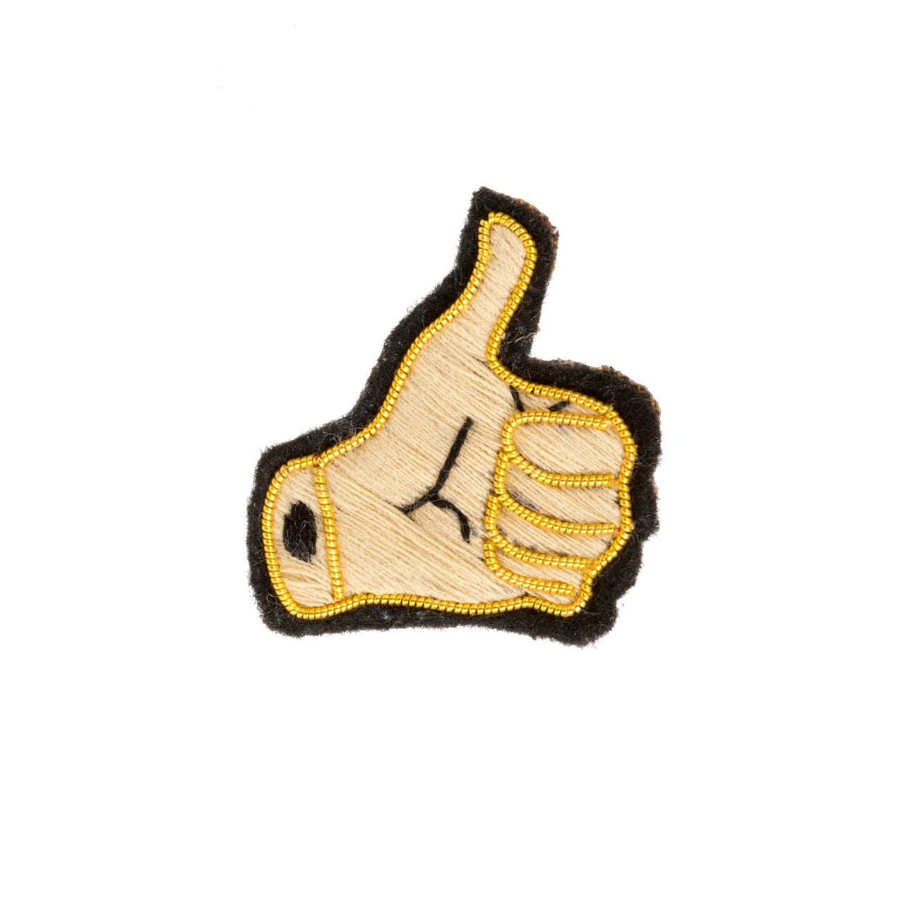 Thumbs Up Patch Pin