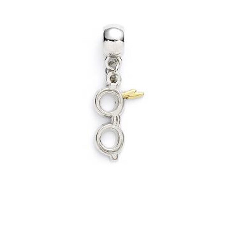 Lightning Bolt with Glasses Slider Charm