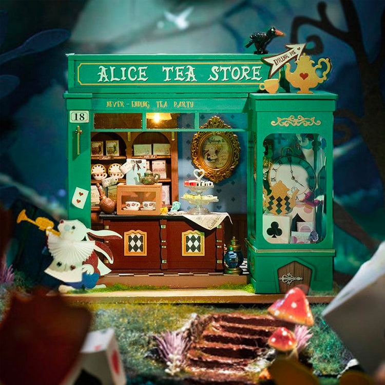 DIY Miniature House Kit - Alice's Tea Store