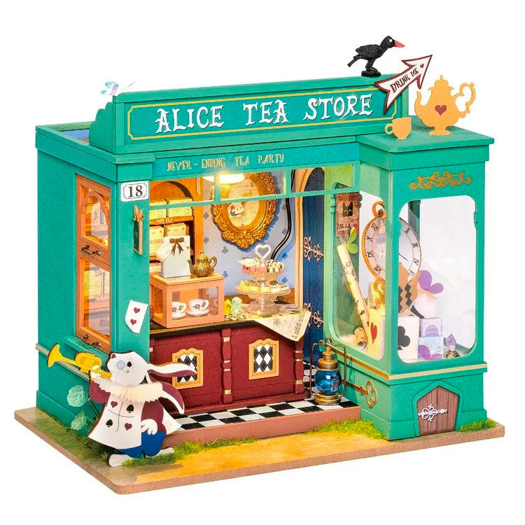 DIY Miniature House Kit - Alice's Tea Store
