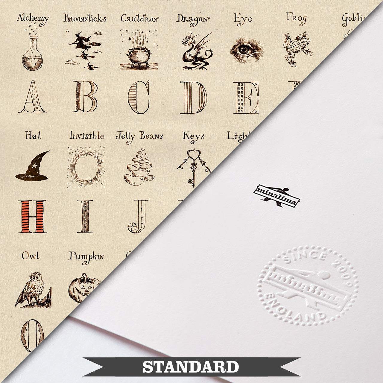 Alphabet from Harry Potter's Bedroom Limited Edition Art Print