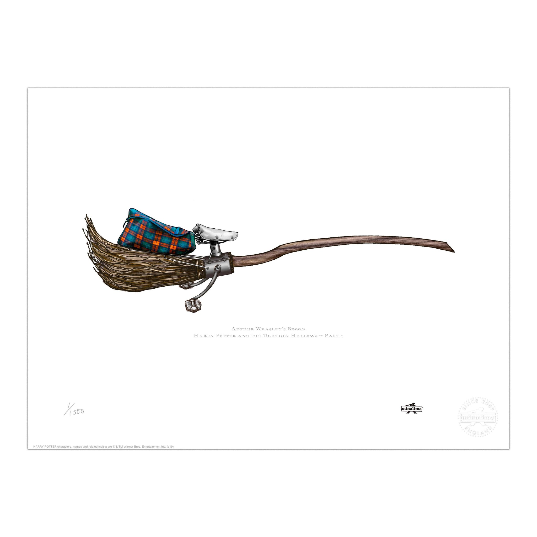 Arthur Weasley's Broom Limited Edition Art Print