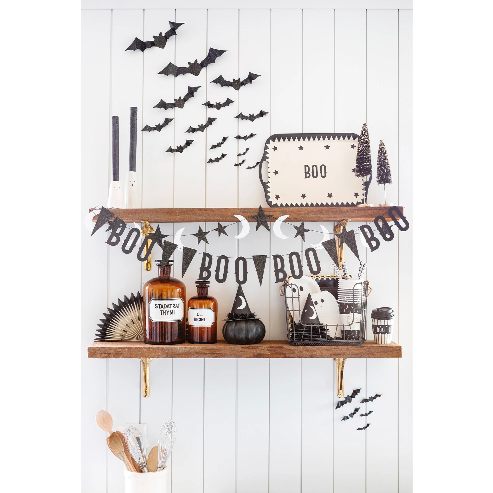 Vintage Halloween Bag of Bats