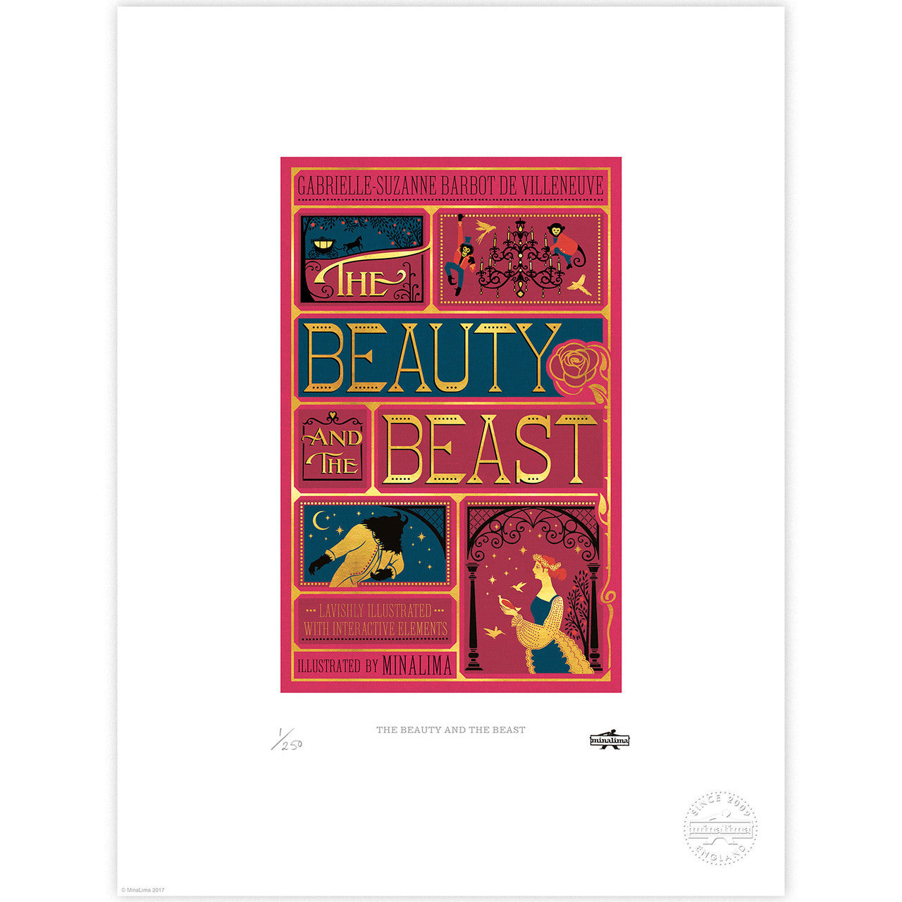 The Beauty and the Beast Limited Edition Art Print