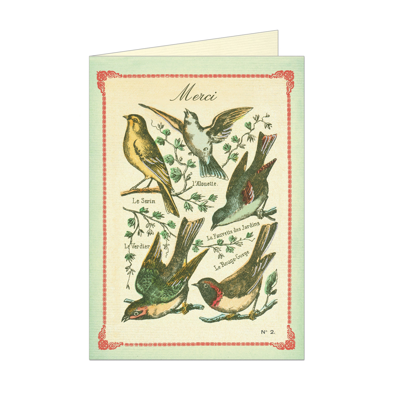 Birds Merci Card