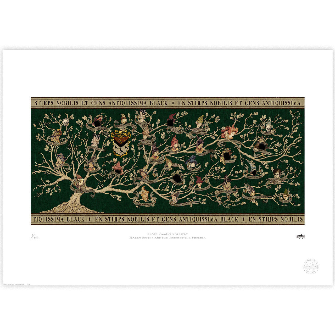 Black Family Tapestry Limited Edition Art Print