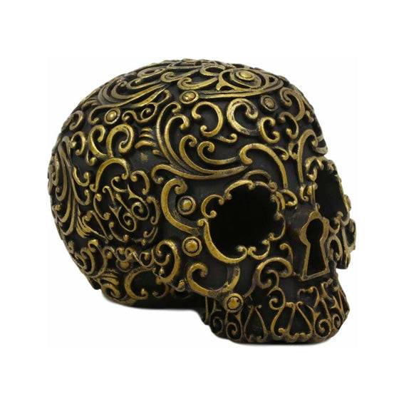 Black & Gold Skull