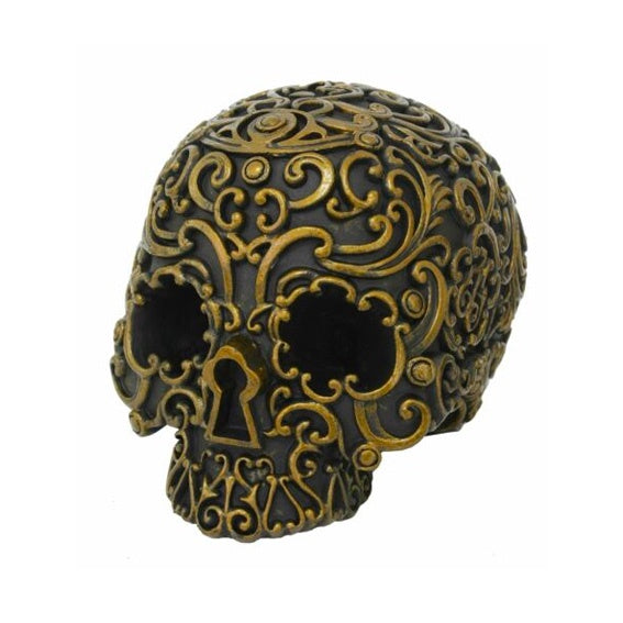 Black & Gold Skull