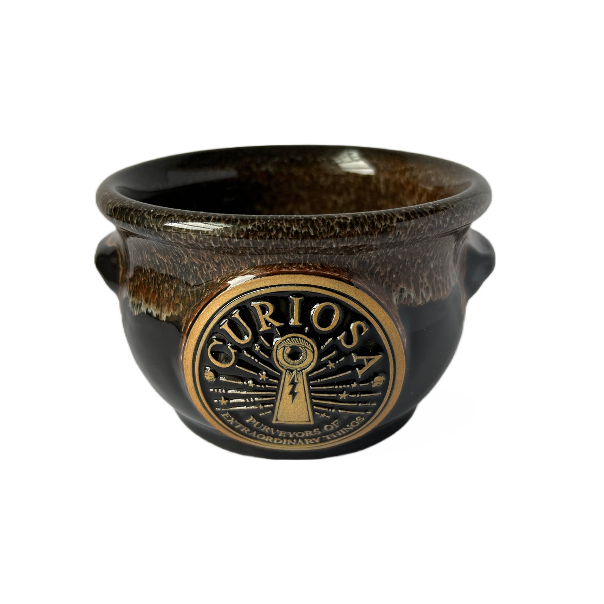 Curiosa Cinnamon Marbled Mini Cauldron Bowl