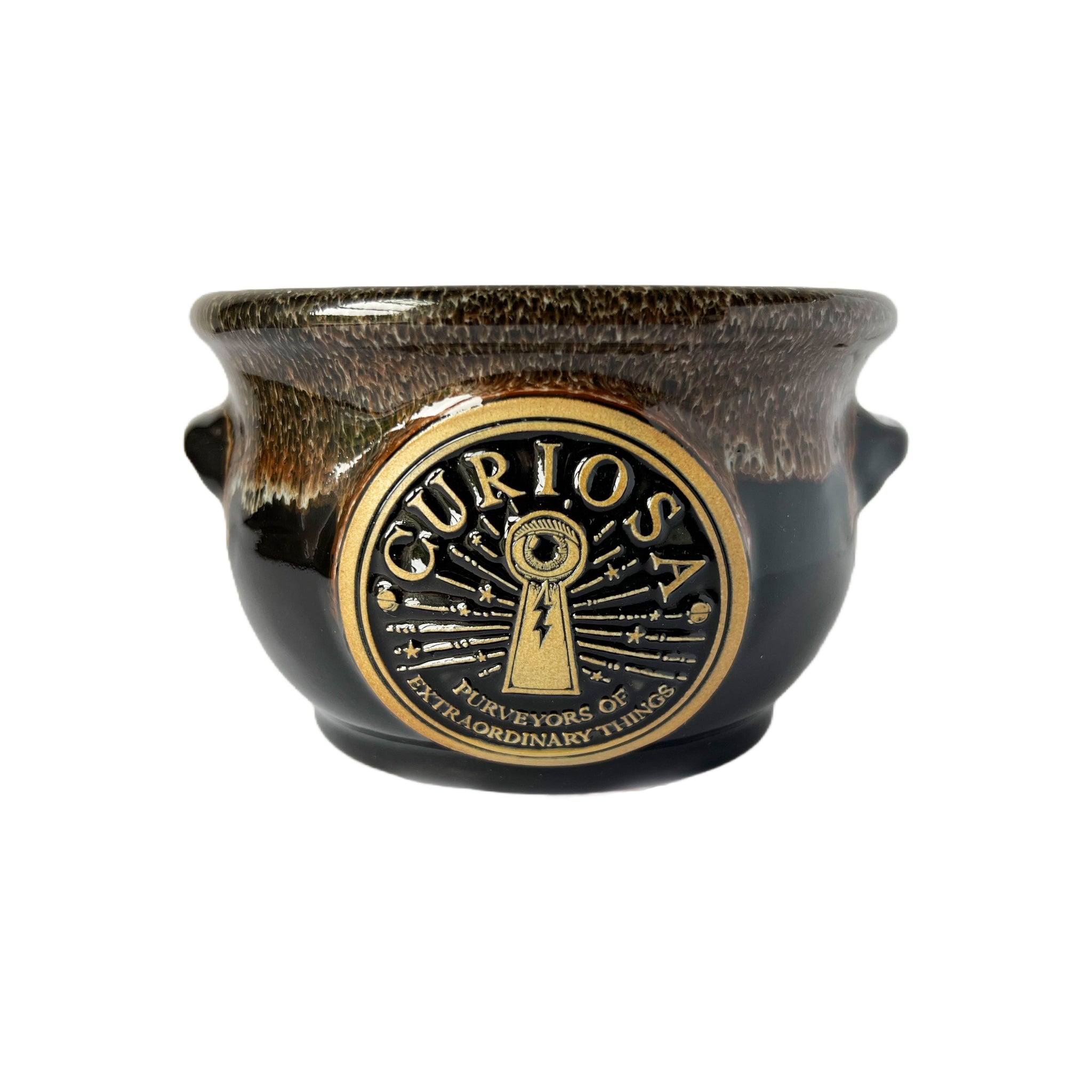 Curiosa Cinnamon Marbled Mini Cauldron Bowl