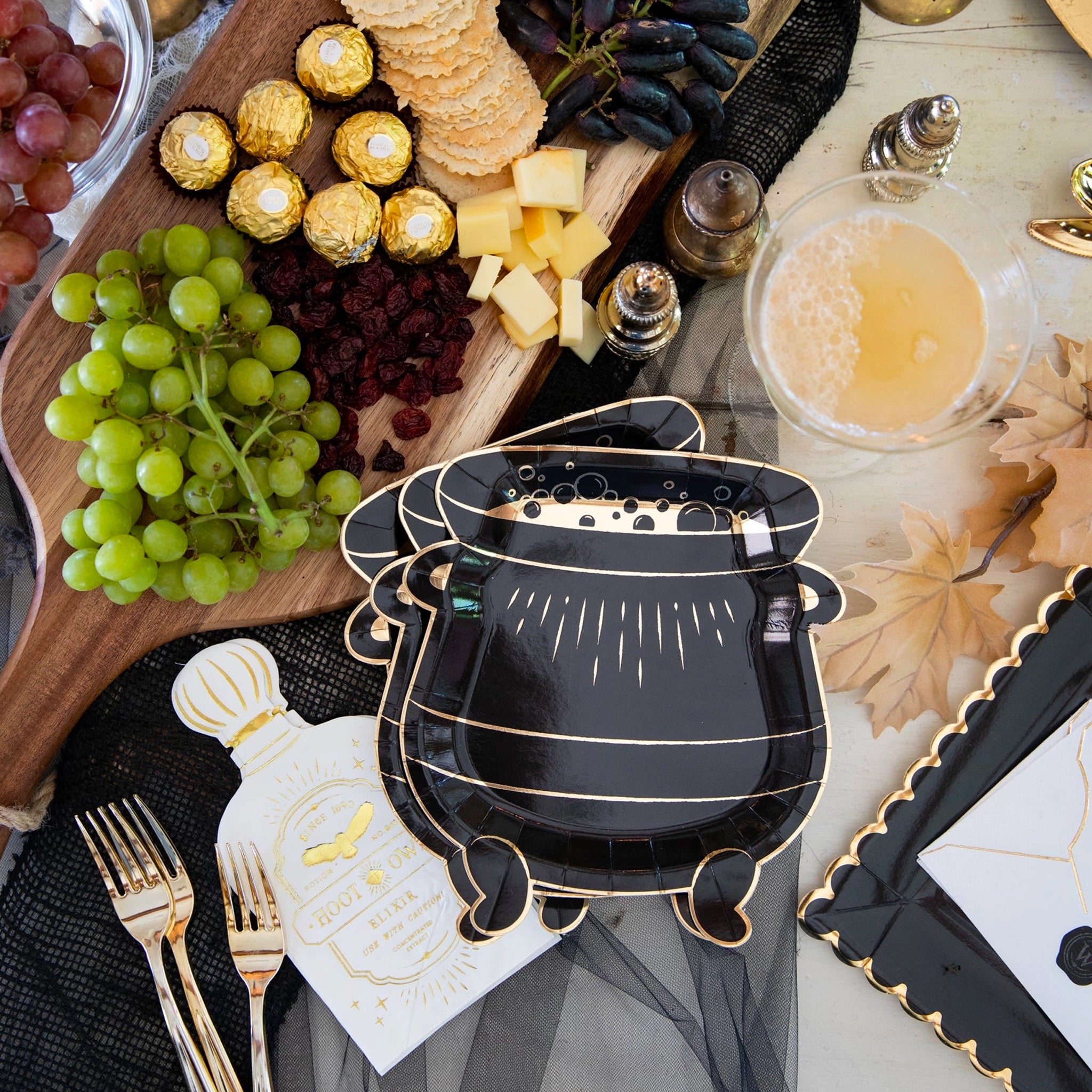 Spellbound Cauldron Shaped Plates