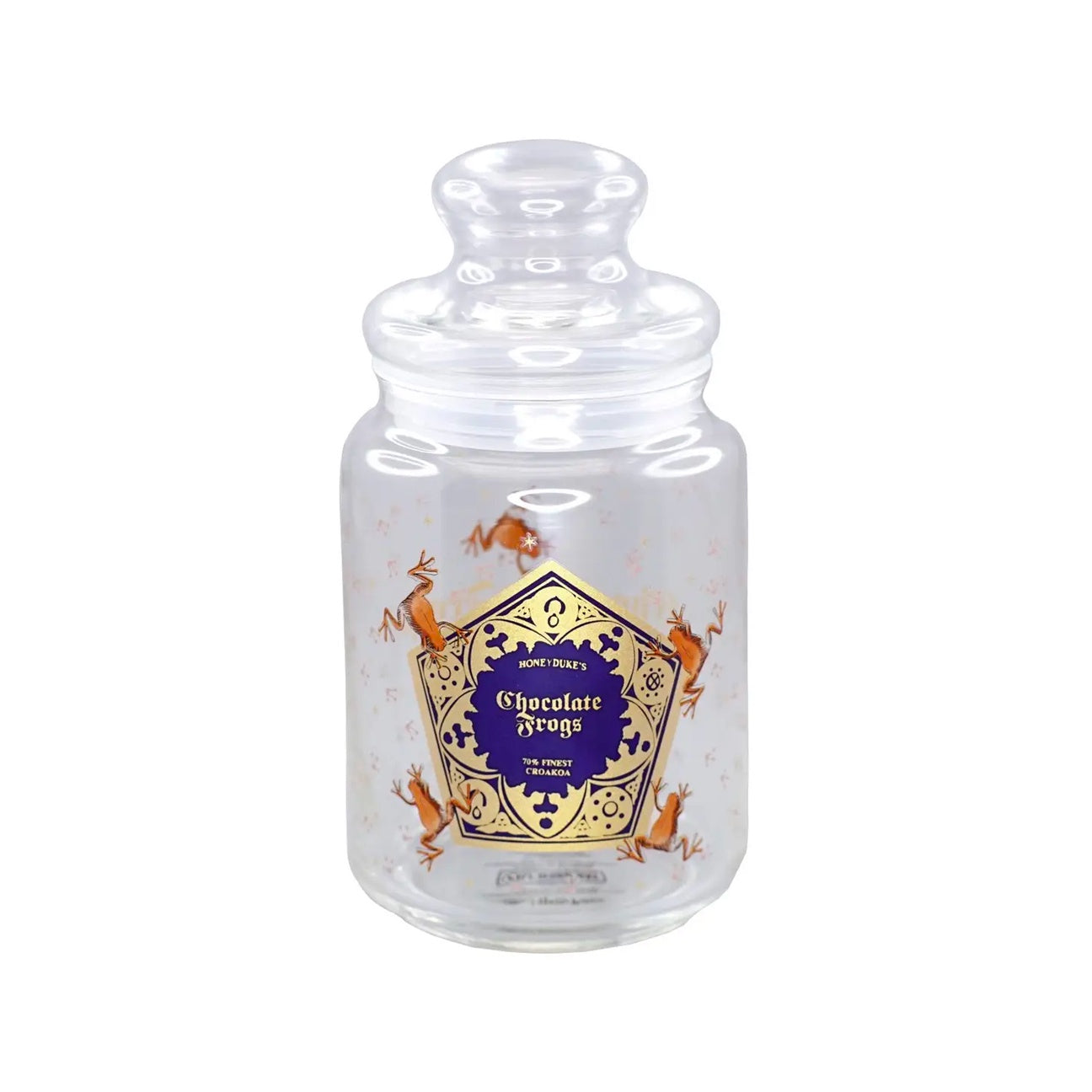 Chocolate Frog Glass Candy Jar