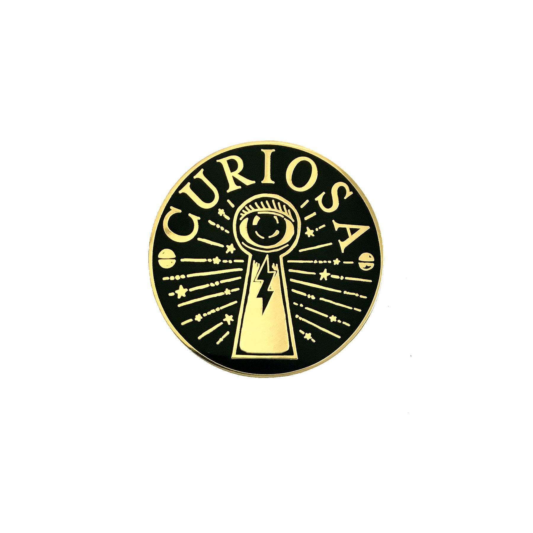 Curiosa Logo Pin
