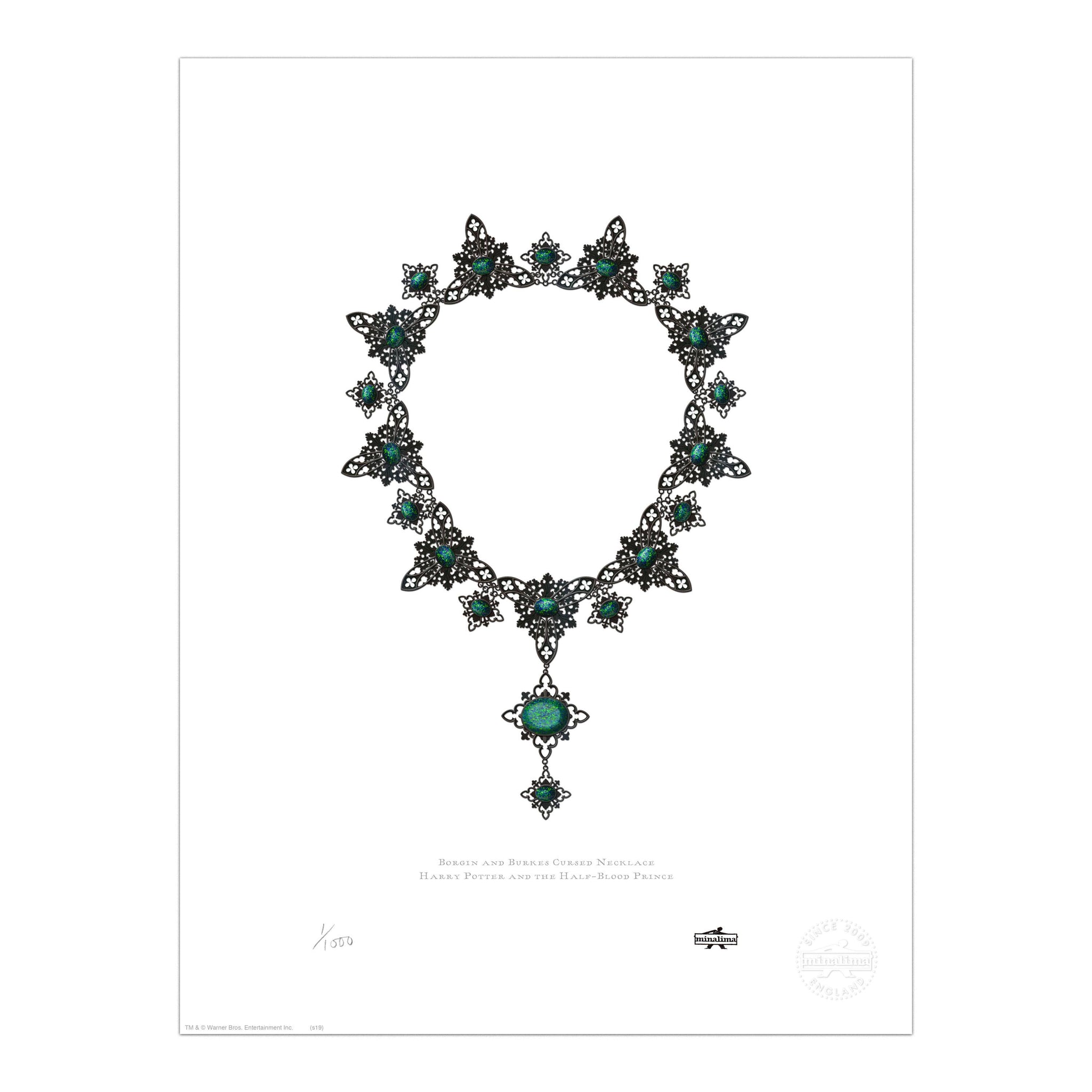 Borgin & Burkes Cursed Necklace Print Limited Edition Art Print