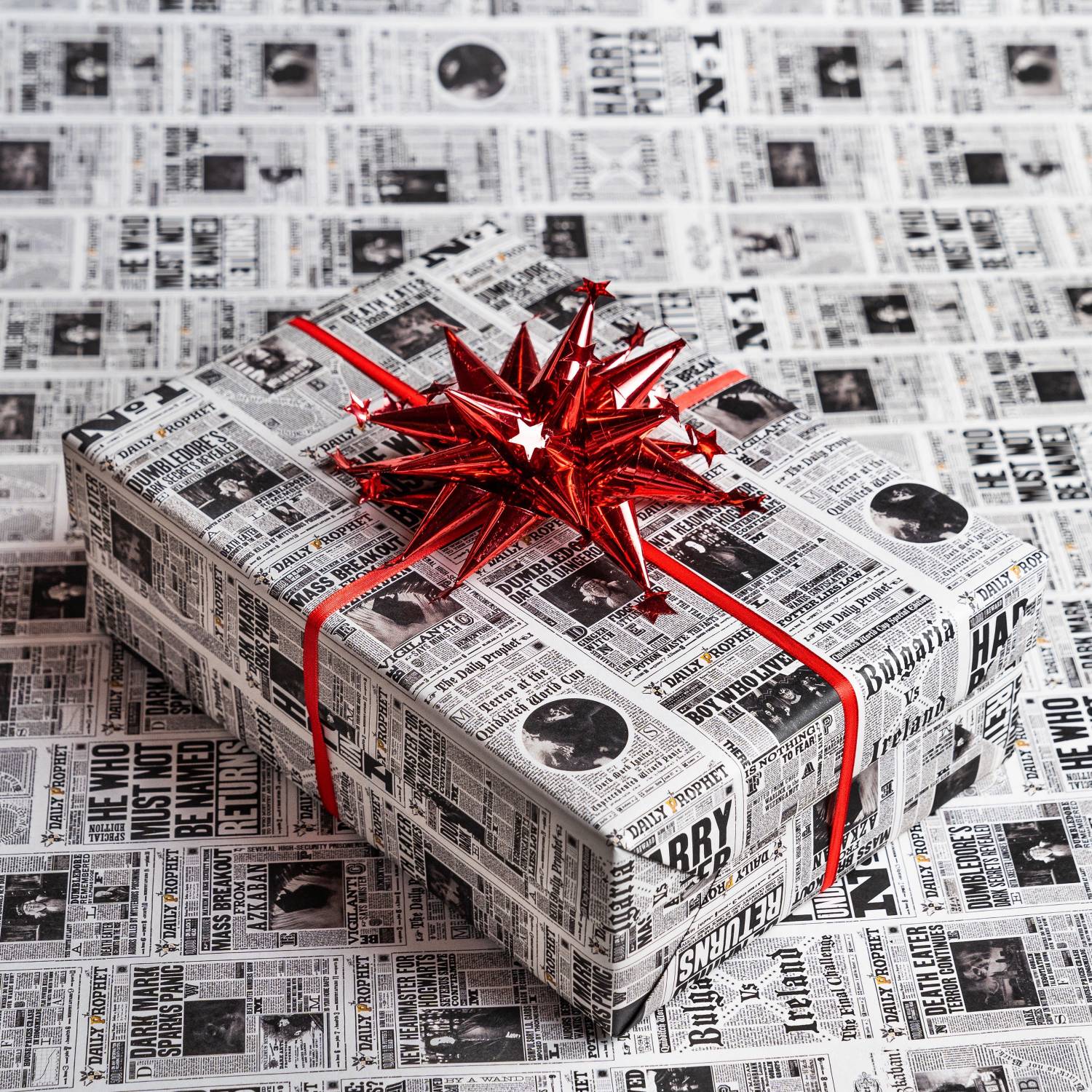 Christmas Harry Potter Inspired Wizarding World Wrapping Paper