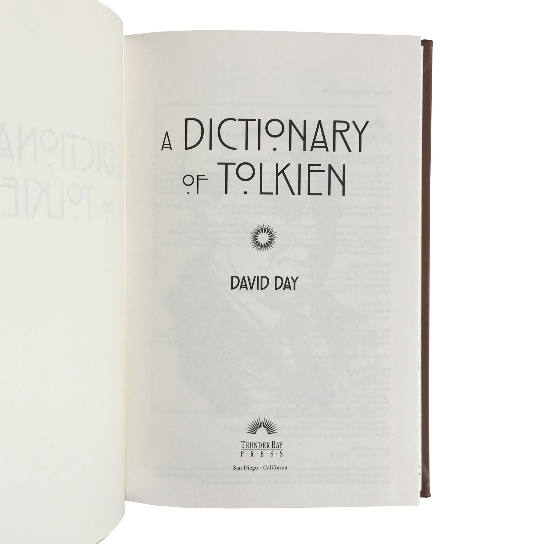 A Dictionary of Tolkien