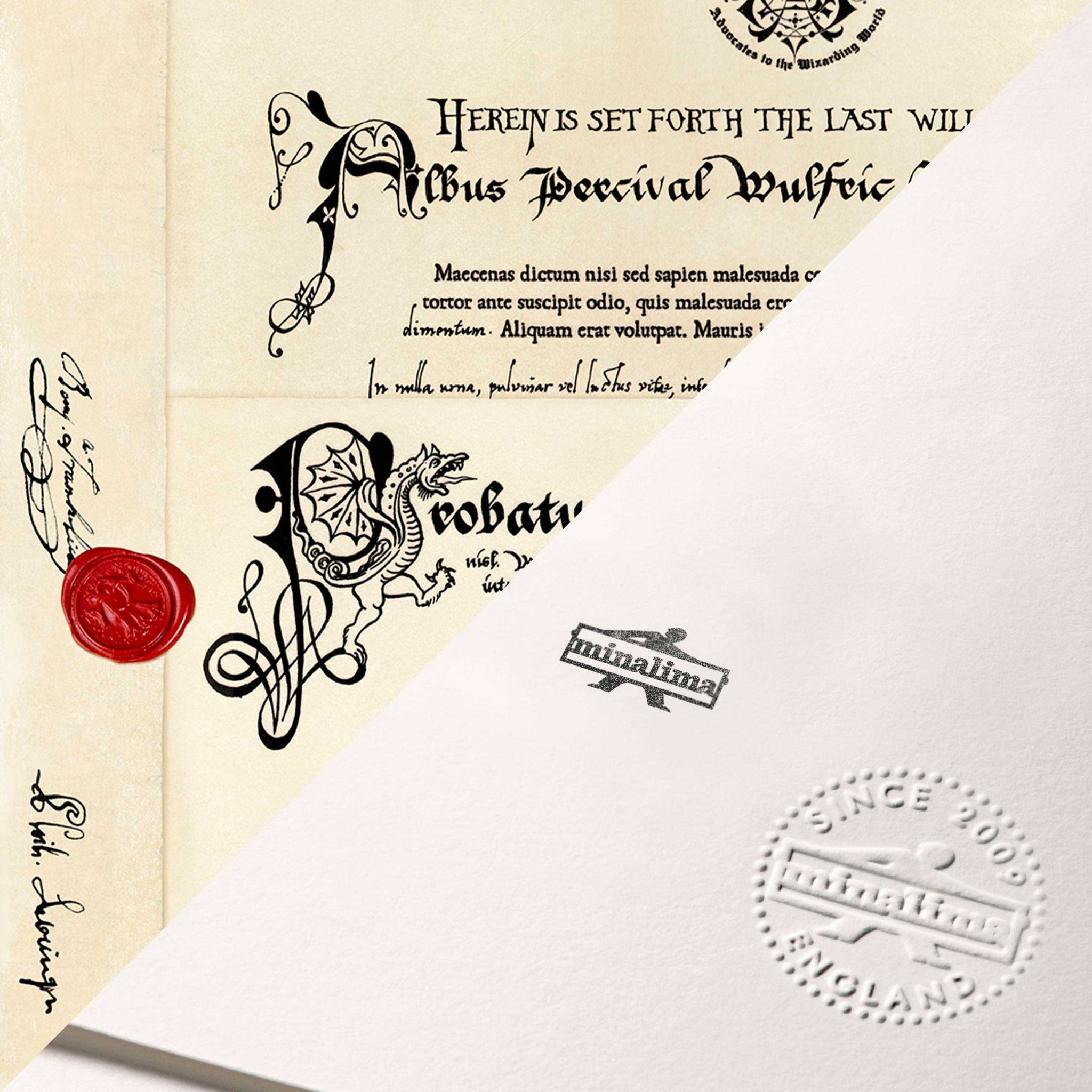 Albus Dumbledore's Will Limited Edition Art Print