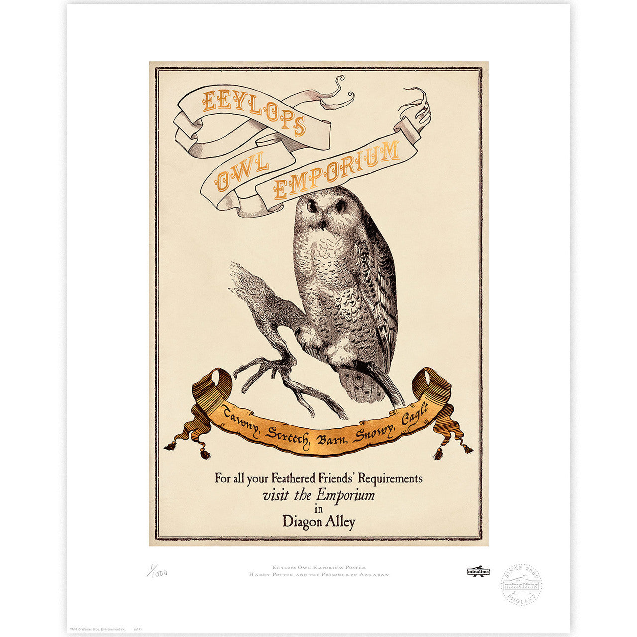 Eeylops Owl Emporium Limited Edition Art Print